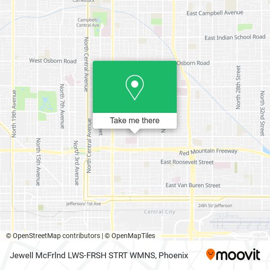 Mapa de Jewell McFrlnd LWS-FRSH STRT WMNS