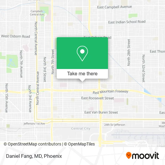 Daniel Fang, MD map