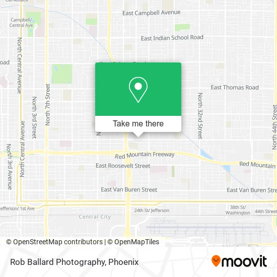 Rob Ballard Photography map
