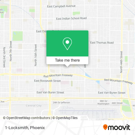 1-Locksmith map