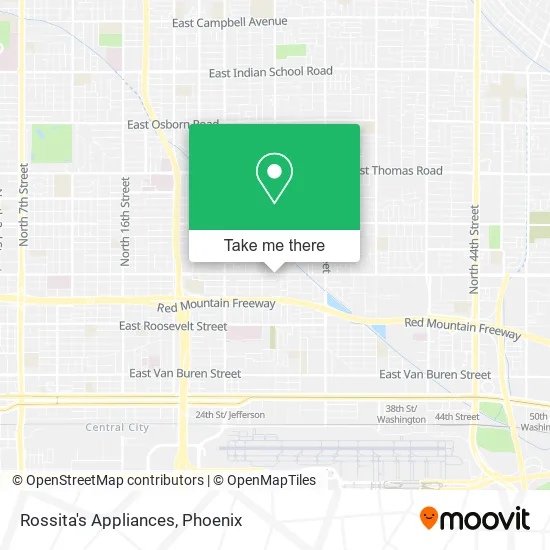 Rossita's Appliances map