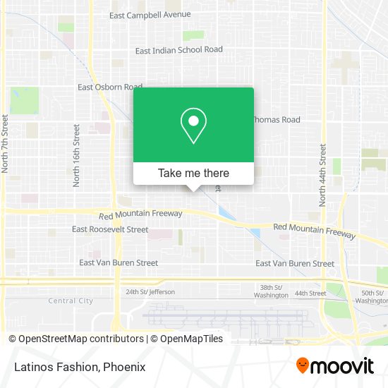 Mapa de Latinos Fashion