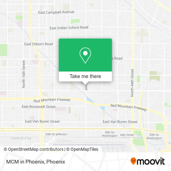MCM in Phoenix map