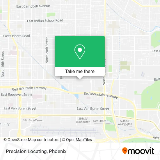 Precision Locating map