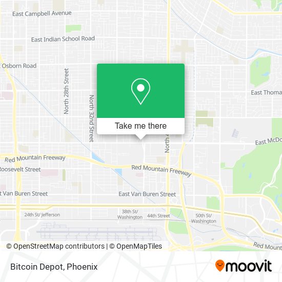 Mapa de Bitcoin Depot