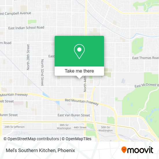 Mel's Southern Kitchen map