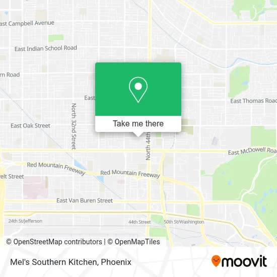 Mel's Southern Kitchen map