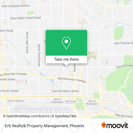 Erb Realty& Property Management map