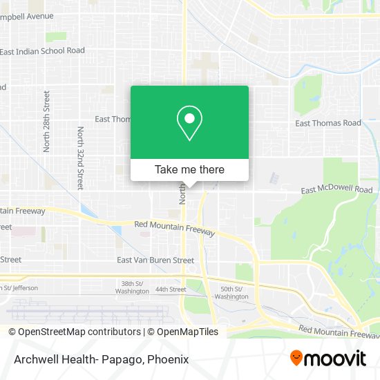 Archwell Health- Papago map