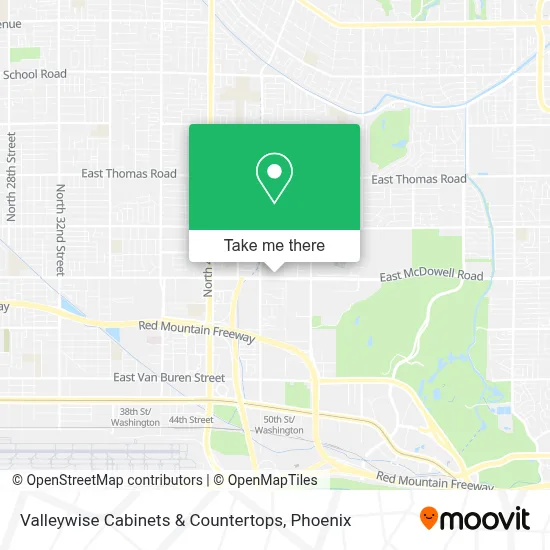 Valleywise Cabinets & Countertops map