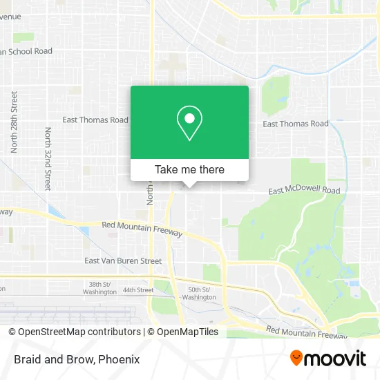 Braid and Brow map