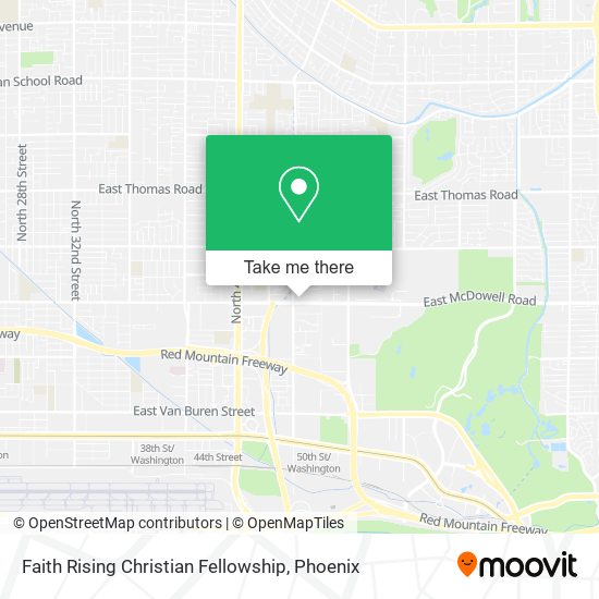 Mapa de Faith Rising Christian Fellowship