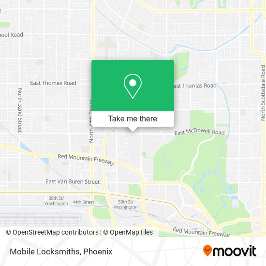 Mobile Locksmiths map