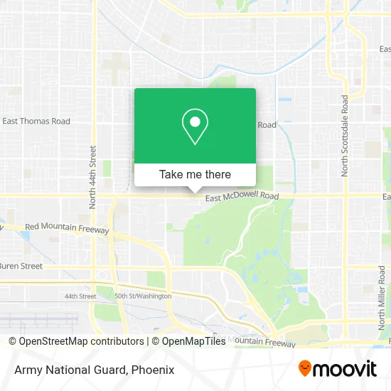 Army National Guard map