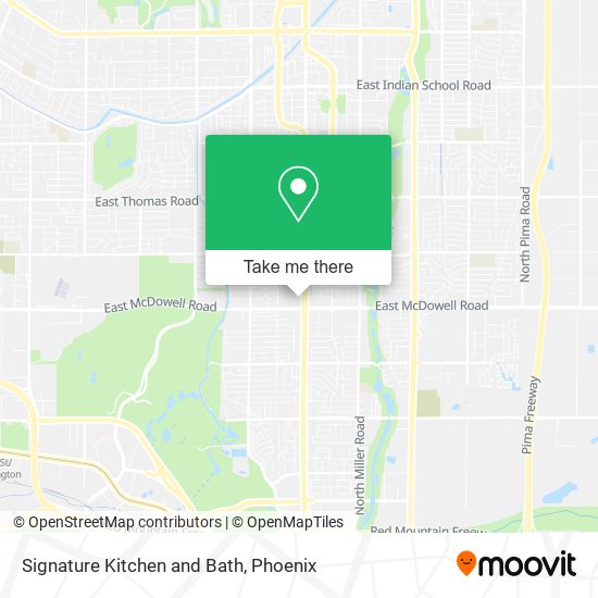 Signature Kitchen and Bath map