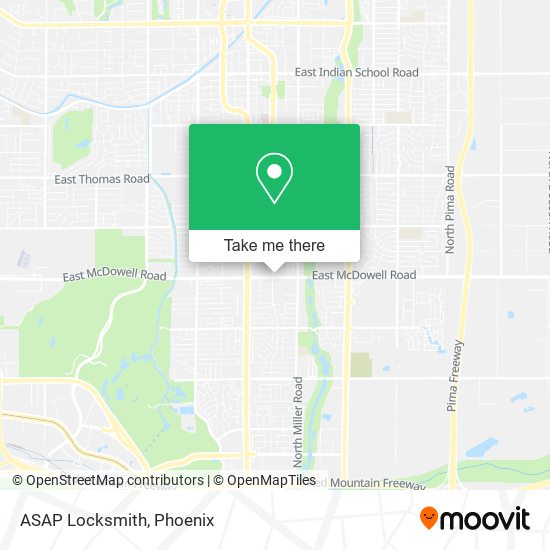 ASAP Locksmith map