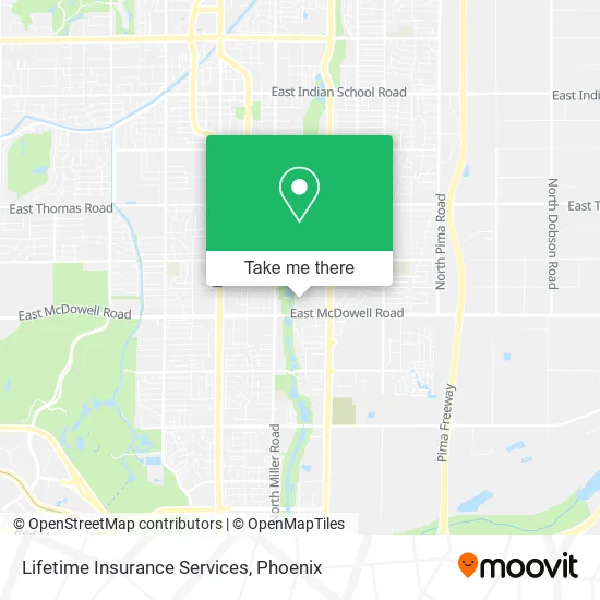 Lifetime Insurance Services map