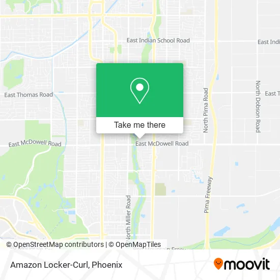 Amazon Locker-Curl map