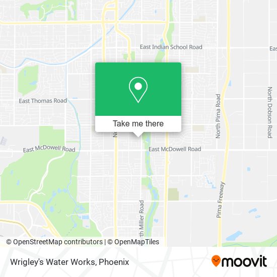 Wrigley's Water Works map