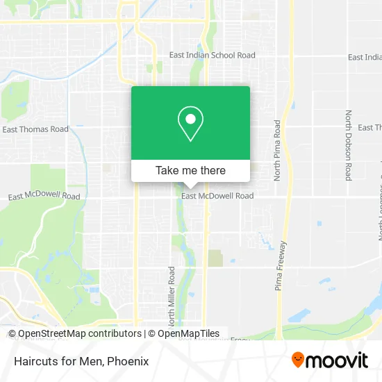 Haircuts for Men map