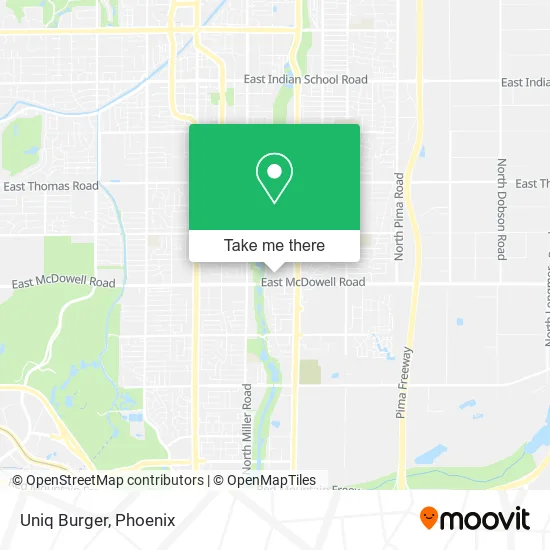 Uniq Burger map
