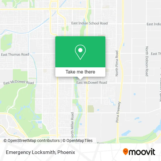 Emergency Locksmith map
