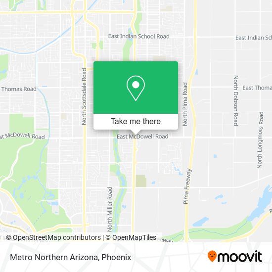 Metro Northern Arizona map