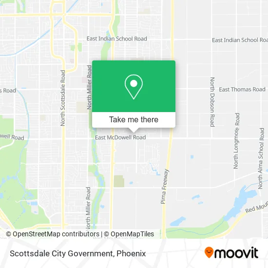 Scottsdale City Government map