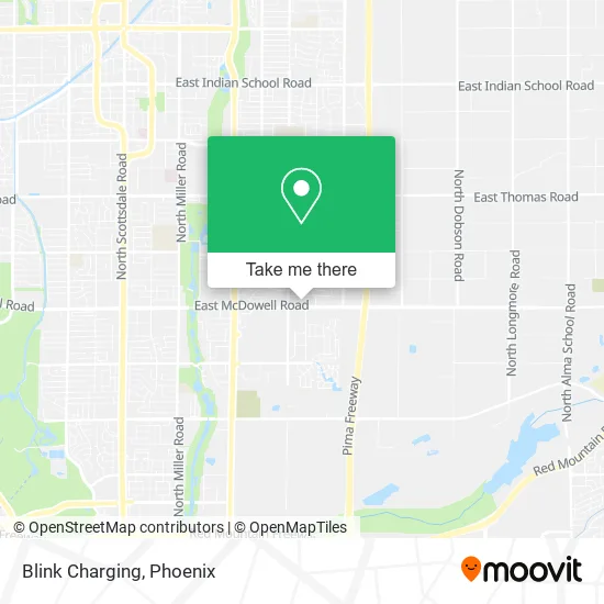 Blink Charging map