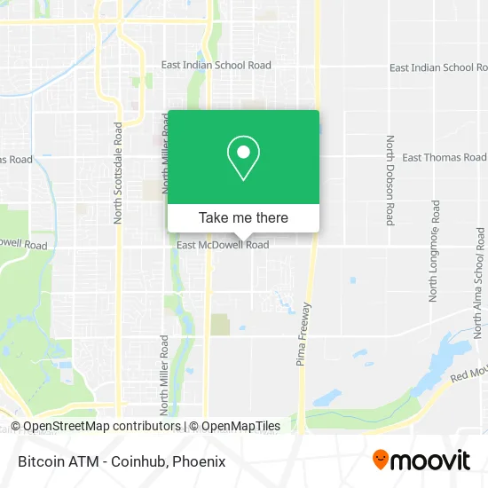 Bitcoin ATM - Coinhub map