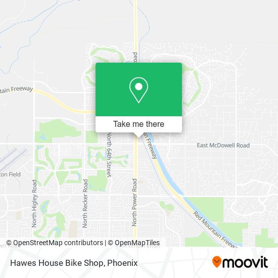 Hawes House Bike Shop map