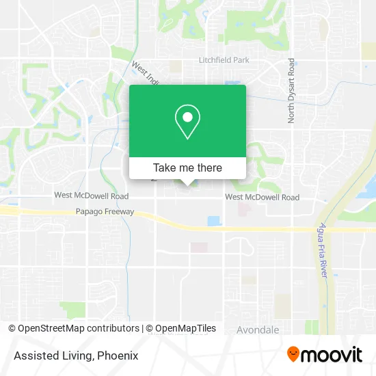 Assisted Living map