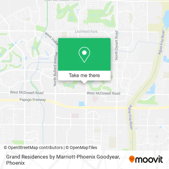 Grand Residences by Marriott-Phoenix Goodyear map
