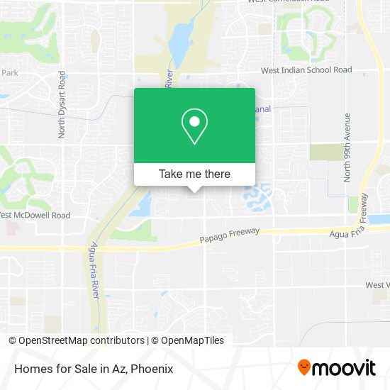Mapa de Homes for Sale in Az