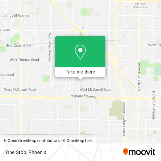 One Stop map