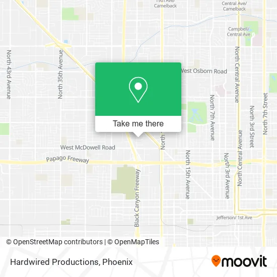 Hardwired Productions map