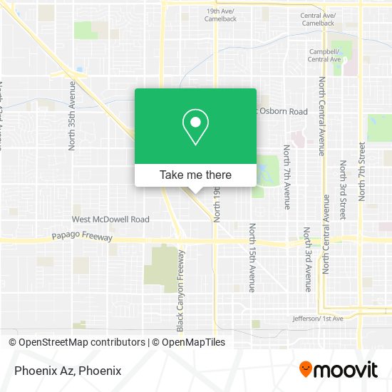 Phoenix Az map