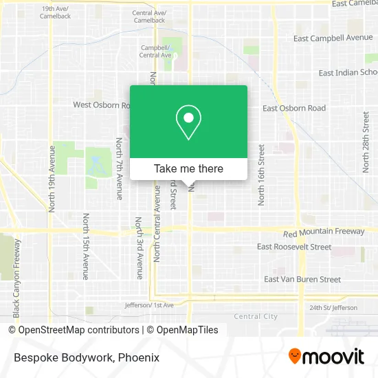 Bespoke Bodywork map