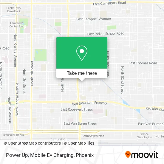 Power Up, Mobile Ev Charging map