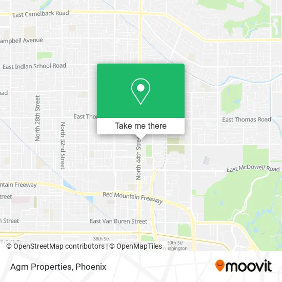 Agm Properties map