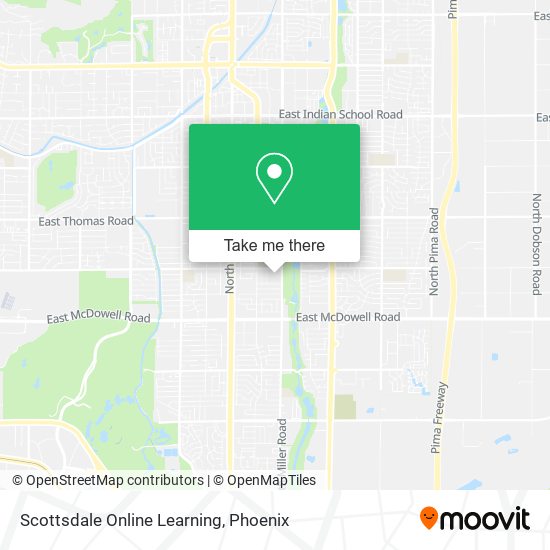 Scottsdale Online Learning map