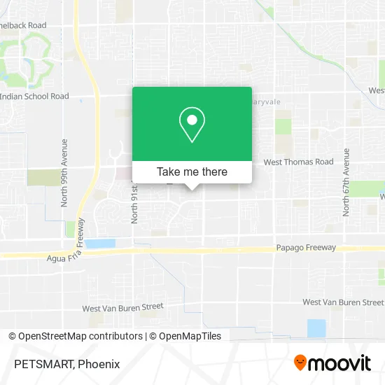 PETSMART map