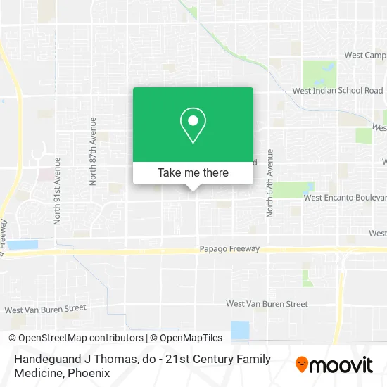 Handeguand J Thomas, do - 21st Century Family Medicine map