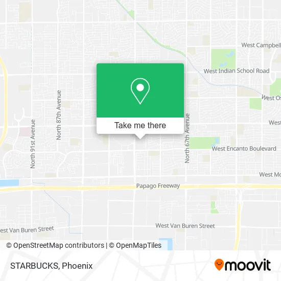 STARBUCKS map