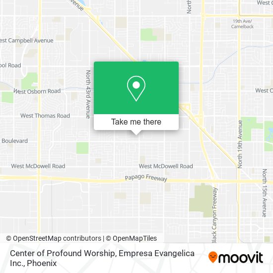Center of Profound Worship, Empresa Evangelica Inc. map