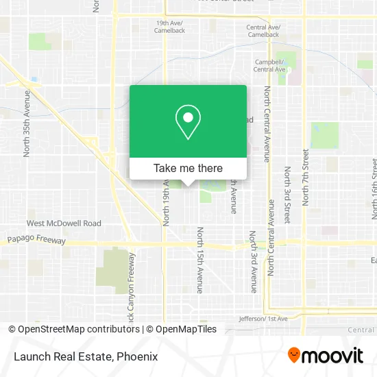 Launch Real Estate map