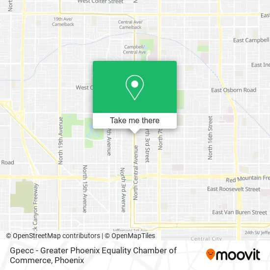 Gpecc - Greater Phoenix Equality Chamber of Commerce map