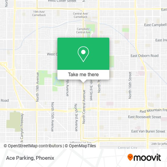Mapa de Ace Parking
