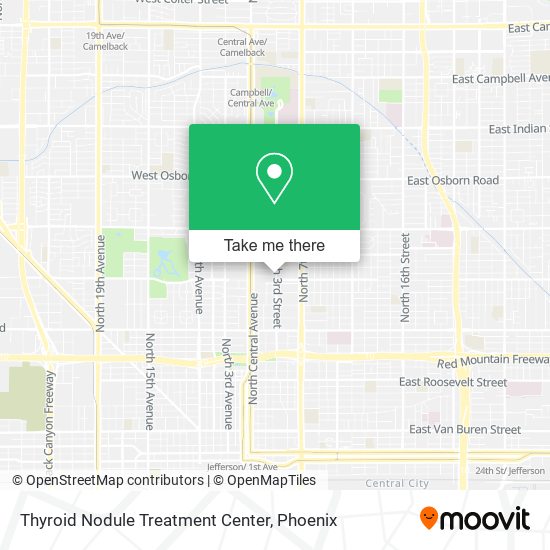 Mapa de Thyroid Nodule Treatment Center