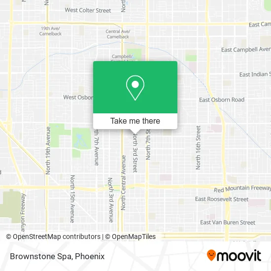 Brownstone Spa map